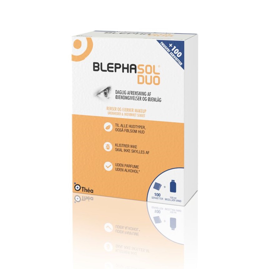 Blephasol Duo fra Thea – 100 ml Øjenmakeupfjerner + 100 renseservietter